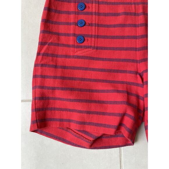 Talbots Shorts Multicolor Striped Nautical Retro Cotton - Picture 3 of 7